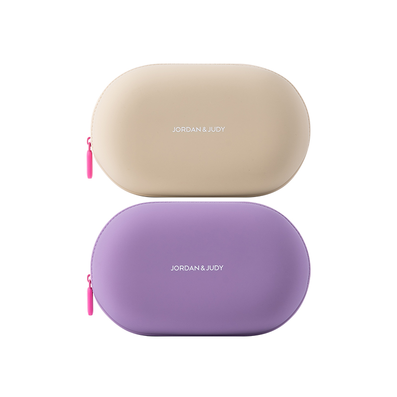 Silicone wash bag, waterproof makeup bag, portable and large-capacity travel organizer for business trips, cute storage bag