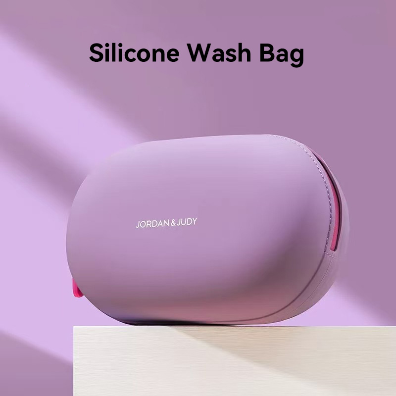 Silicone Toiletry Bag - Purple