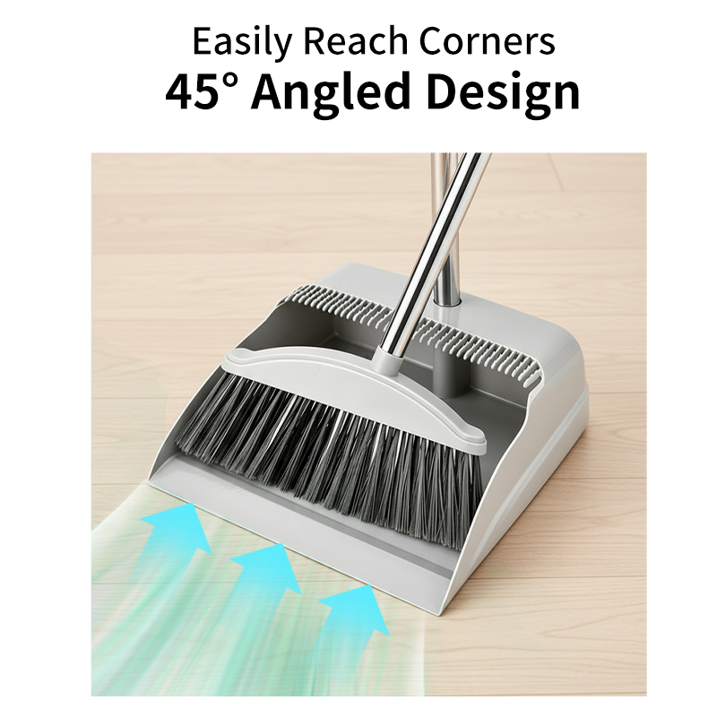 Broom and Dustpan 2-Piece Set 