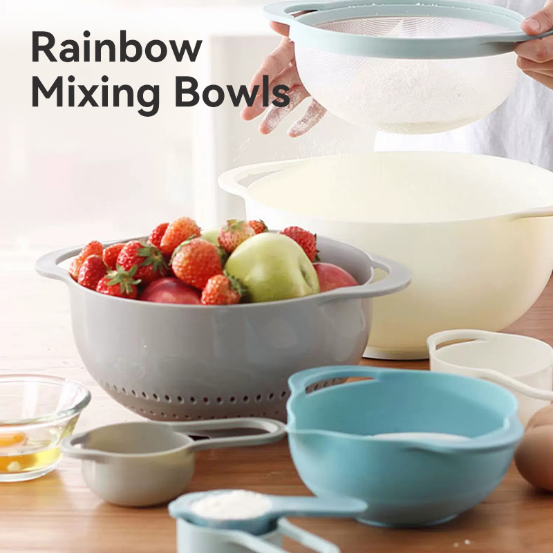 Rainbow Mixing Bowls